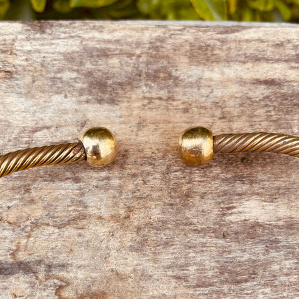 Ethnic Choker Brass Necklace / Rustic / Gypsy / Lightweight / Boho / Tribal / Hippie / Rustic / Vegan / Aztec