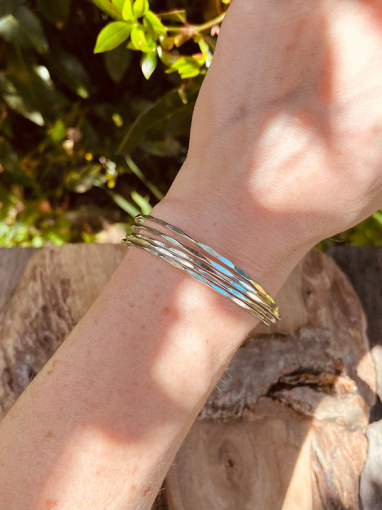 Textured Silver Cuff Bracelet / Boho / Ethnic / Rustic / Bohemian / Hippie / Gypsy / Jewellery / Adjustable