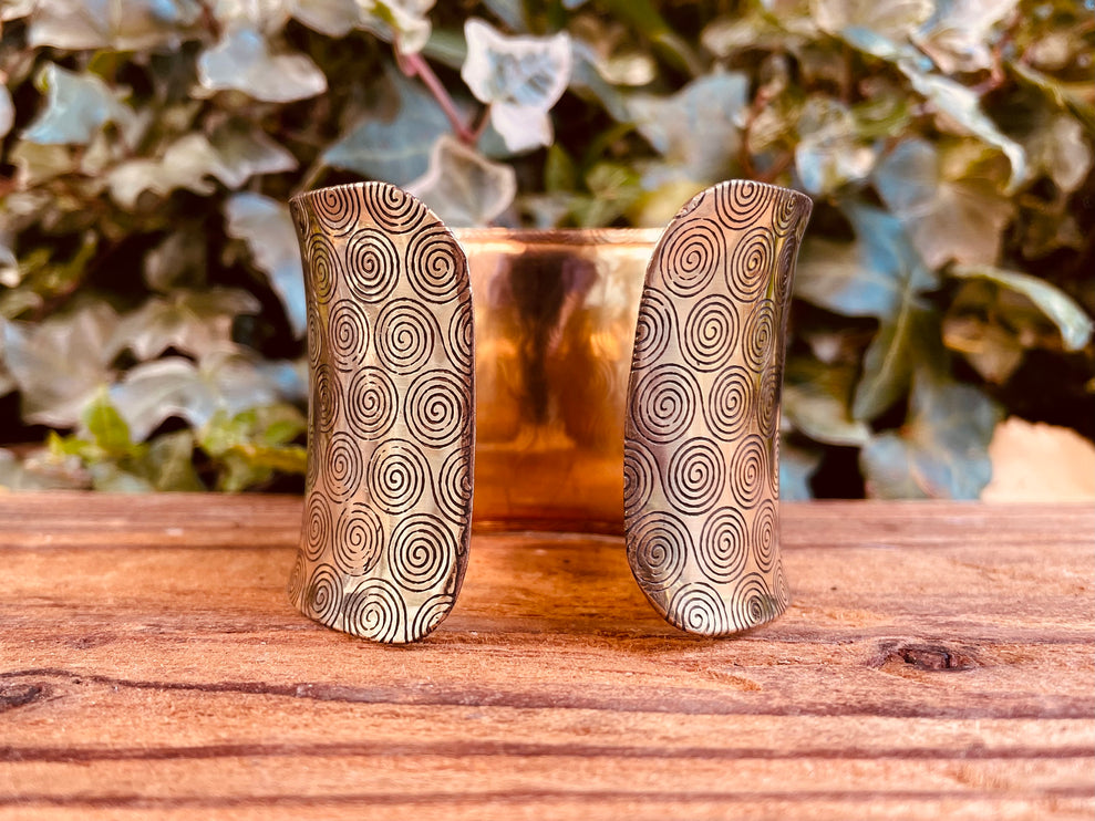 Large Geometric Brass Bracelet Cuff / Contemporary / Modern / Boho / Ethnic / Rustic / Bohemian / Hippie / Gypsy / Jewellery / Mens jewelery