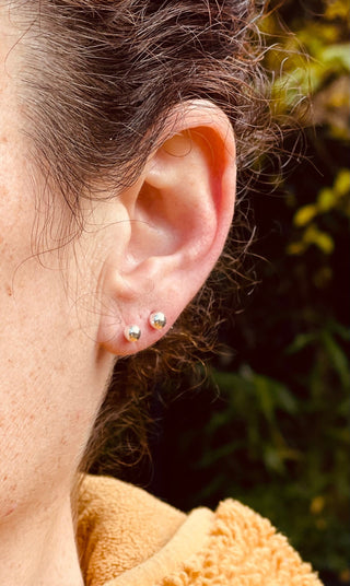 Sterling Silver Ball Studs Multi Size / Everyday Earrings / Hypoallergenic / Minimalist / Contemporary Jewellery