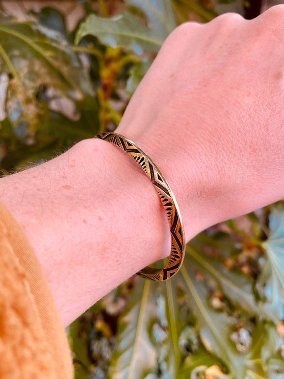 Aztec Silver Bracelet / Tuareg Jewelry / Cuff / Unisex / Boho / Ethnic / Rustic / Bohemian / Hippie / Gypsy / Geometric /