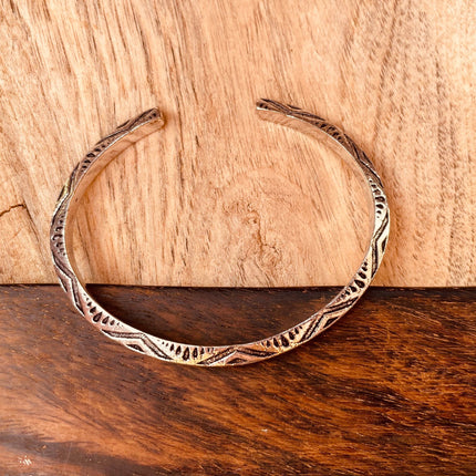 Aztec Silver Bracelet / Tuareg Jewelry / Cuff / Unisex / Boho / Ethnic / Rustic / Bohemian / Hippie / Gypsy / Geometric /