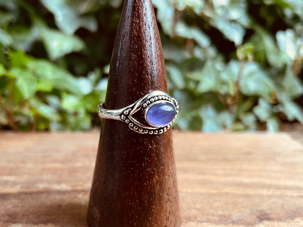 Evil Eye Silver Ring Amethyst / Protection / Boho / Bohemian / Psy / Rustic / Tribal / Gypsy / Festival / Healing / Festival