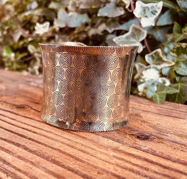 Large Geometric Brass Bracelet Cuff / Contemporary / Modern / Boho / Ethnic / Rustic / Bohemian / Hippie / Gypsy / Jewellery / Mens jewelery