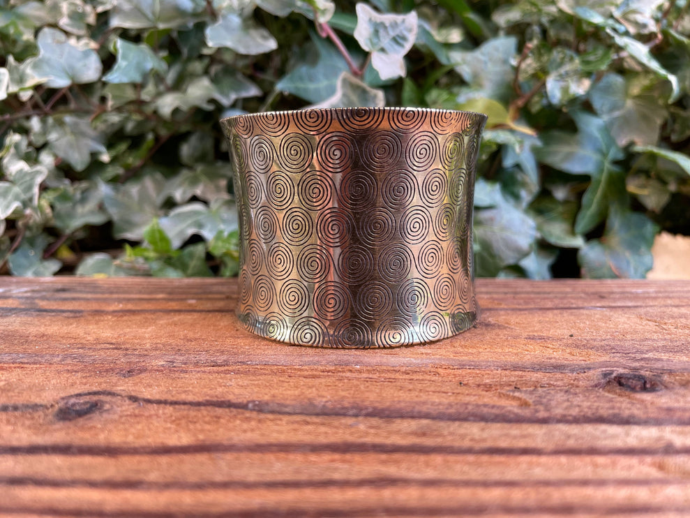 Large Geometric Brass Bracelet Cuff / Contemporary / Modern / Boho / Ethnic / Rustic / Bohemian / Hippie / Gypsy / Jewellery / Mens jewelery