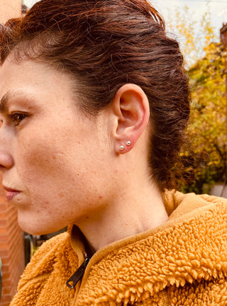 Sterling Silver Ball Studs Multi Size / Everyday Earrings / Hypoallergenic / Minimalist / Contemporary Jewellery