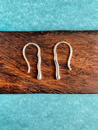 Minimalist Sterling Silver Earrings Dainty Modern Jewellery / Dangle and Drop Earrings / Chic Boho Classic Tribal style