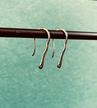 Minimalist Sterling Silver Earrings Dainty Modern Jewellery / Dangle and Drop Earrings / Chic Boho Classic Tribal style