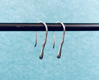 Minimalist Sterling Silver Earrings Dainty Modern Jewellery / Dangle and Drop Earrings / Chic Boho Classic Tribal style