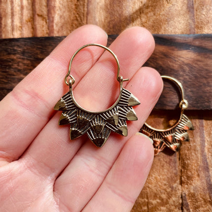 Silver Boho Earrings / Boho Jewelery / Bohemian Look / Festival Fashion / Yoga / Gypsy / Rustic / Tribal Jewellery / Indian Design