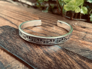 Tuareg Mens Silver Bracelet / Tuareg Jewelry / Cuff / Large Size / Unisex / Boho / Ethnic / Bohemian / Medieval / Gypsy / Geometric /