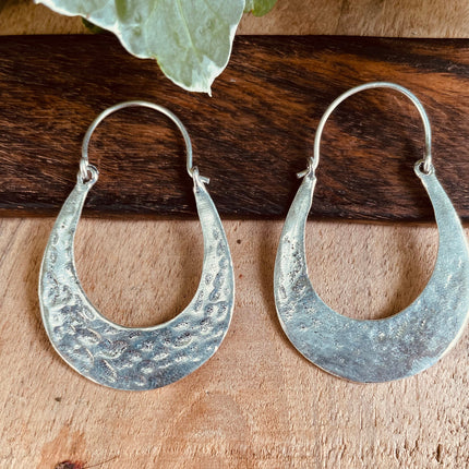 Silver Boho Earrings / Boho Jewelery / Bohemian Look / Festival Fashion / Yoga / Gypsy / Rustic / Tribal Jewellery / Indian Design