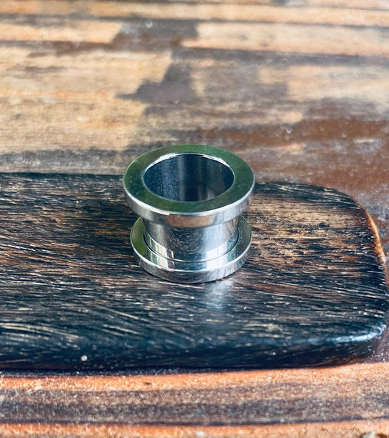 Steel Tunnel 316L Grade Steel / 2mm - 14mm / Body Jewelery Jewellery / Body Modification / Punk / Goth / Boho Look / Hypoallergenic