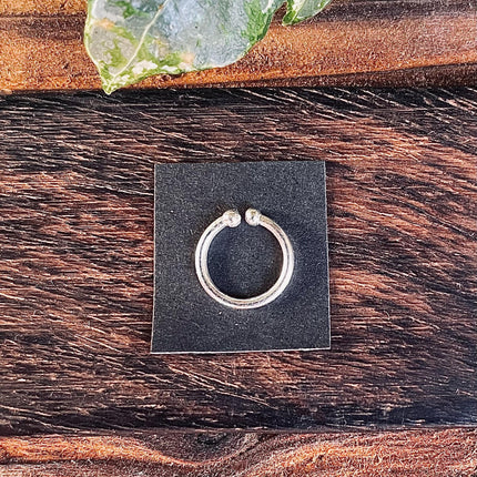 Septum Hoop Sterling Silver 925 ,Fake Septum Jewelry, Septum Hoop, Daith Earring, Ethnic Jewellery, Boho, Hypoallegernic