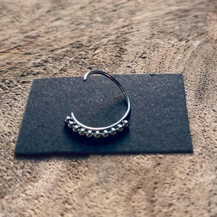 Surgical Steel Twist Ring / 8mm 10mm / Septum / Body Jewelery Jewellery / Body Modification / Punk / Goth / Boho Look / Hypoallergenic