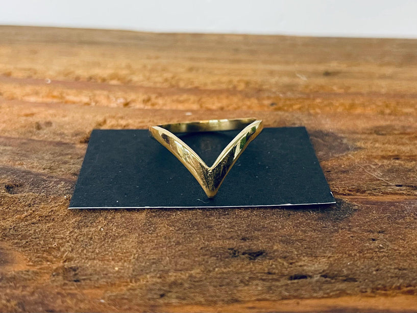 Boho Gold Ring / Stacking Ring / Boho / Bohemian / Psy / Rustic / Tribal / Gypsy / Festival / Healing / Festival