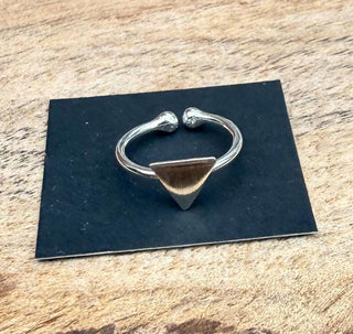 Triangle Ear Cuff Sterling Silver / Body Jewellery / Hypoallergenic / Boho Jewelery / Bohemian Look / Yoga Style / Adjustable / Unisex