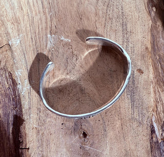Silver Bracelet Tribal Symbols Native Markings / Bangle / Cuff / Unisex / Boho / Ethnic / Rustic / Bohemian / Costume Fashion Jewelery /