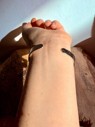 Silver Bracelet Tribal Symbols Native Markings / Bangle / Cuff / Unisex / Boho / Ethnic / Rustic / Bohemian / Costume Fashion Jewelery /