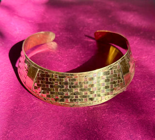 Ethnic Choker Brass Necklace / Boho / Rustique / Gypsy / Lightweight / Boho / Tribal / Hippie / Rustic / Festival / Gift for Her