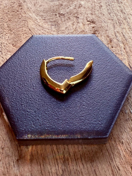 Gold Hoop Earrings 14K Plated / Silver 925 Hoops / Dainty / Classic Jewellery / Minimalist Earrings / Hypoallergenic / Contemporary Jewelry