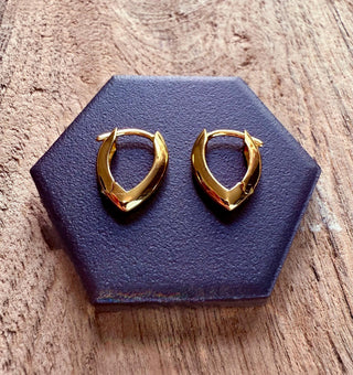Gold Hoop Earrings 14K Plated / Silver 925 Hoops / Dainty / Classic Jewellery / Minimalist Earrings / Hypoallergenic / Contemporary Jewelry