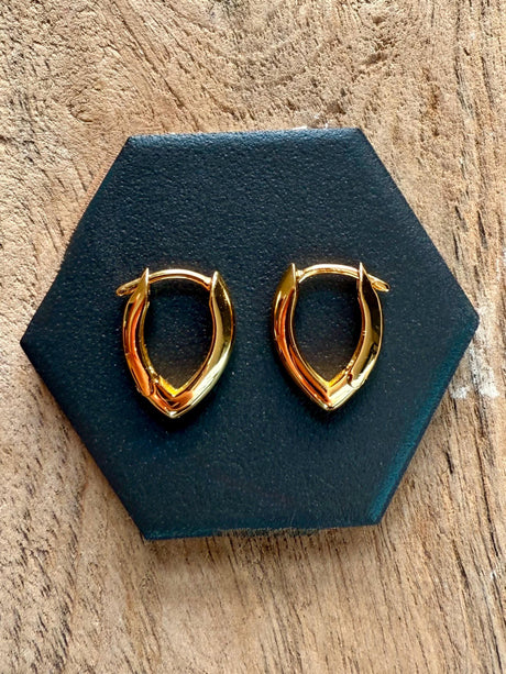Gold Hoop Earrings 14K Plated / Silver 925 Hoops / Dainty / Classic Jewellery / Minimalist Earrings / Hypoallergenic / Contemporary Jewelry