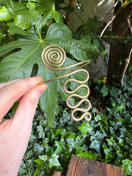 Spiral Brass Arm Bracelet / Boho / Tribal / Bangle/ Ethnic / Rustic / Bohemian / Hippie / Body Jewellery / FestivaL Fashion / Adjustable
