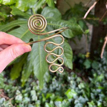 Spiral Brass Arm Bracelet / Boho / Tribal / Bangle/ Ethnic / Rustic / Bohemian / Hippie / Body Jewellery / FestivaL Fashion / Adjustable