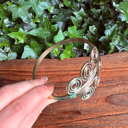 Spiral Arm Bracelet Brass / Boho / Tribal / Bangle/ Ethnic / Rustic / Bohemian / Hippie / Body Jewellery / FestivaL Fashion / Adjustable