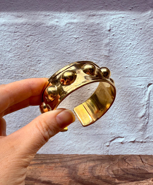 Steampunk Brass Cuff Bracelet / Tribal / Festival Fashion Boho / Ethnic / Rustic / Bohemian / Hippie / Jewellery / Adjustable / Unisex /