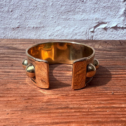 Steampunk Brass Cuff Bracelet / Tribal / Festival Fashion Boho / Ethnic / Rustic / Bohemian / Hippie / Jewellery / Adjustable / Unisex /