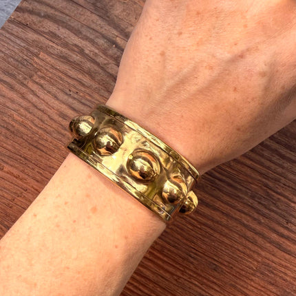 Steampunk Brass Cuff Bracelet / Tribal / Festival Fashion Boho / Ethnic / Rustic / Bohemian / Hippie / Jewellery / Adjustable / Unisex /