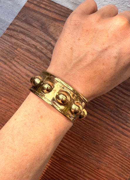 Steampunk Brass Cuff Bracelet / Tribal / Festival Fashion Boho / Ethnic / Rustic / Bohemian / Hippie / Jewellery / Adjustable / Unisex /