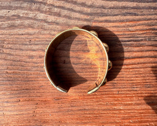 Steampunk Brass Cuff Bracelet / Tribal / Festival Fashion Boho / Ethnic / Rustic / Bohemian / Hippie / Jewellery / Adjustable / Unisex /