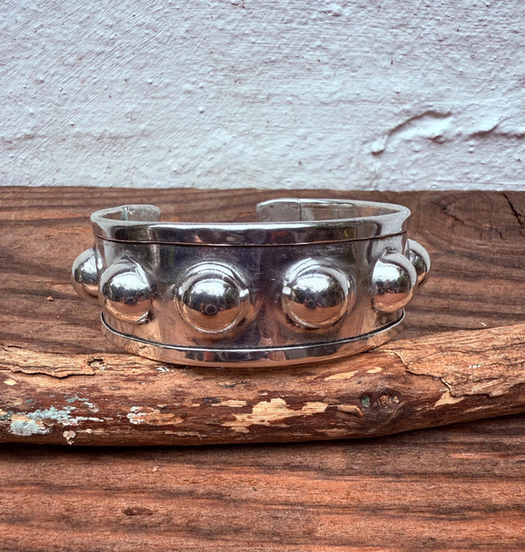 Steampunk Silver Cuff Bracelet / Tribal / Festival Fashion Boho / Ethnic / Rustic / Bohemian / Hippie / Jewellery / Adjustable / Unisex /