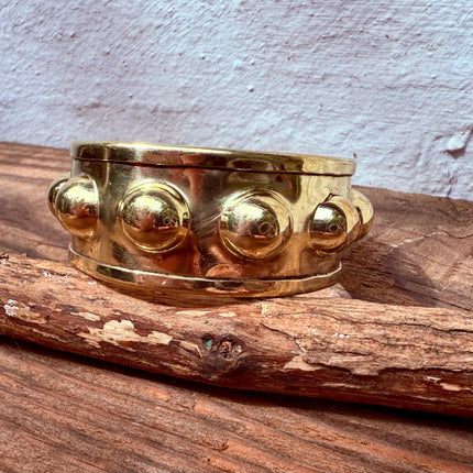 Steampunk Brass Cuff Bracelet / Tribal / Festival Fashion Boho / Ethnic / Rustic / Bohemian / Hippie / Jewellery / Adjustable / Unisex /
