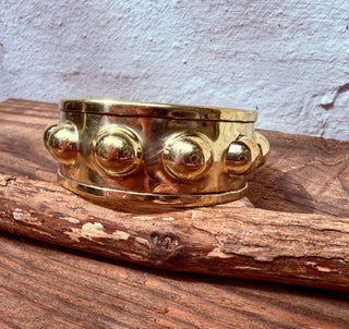 Steampunk Brass Cuff Bracelet / Tribal / Festival Fashion Boho / Ethnic / Rustic / Bohemian / Hippie / Jewellery / Adjustable / Unisex /