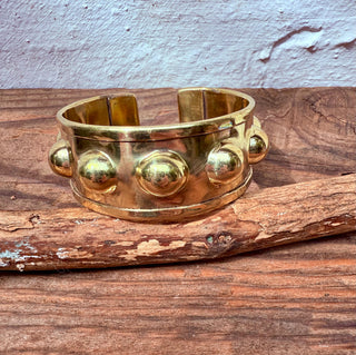 Steampunk Brass Cuff Bracelet / Tribal / Festival Fashion Boho / Ethnic / Rustic / Bohemian / Hippie / Jewellery / Adjustable / Unisex /