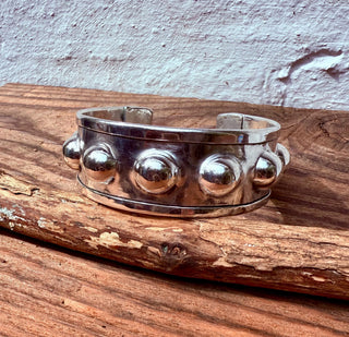Steampunk Silver Cuff Bracelet / Tribal / Festival Fashion Boho / Ethnic / Rustic / Bohemian / Hippie / Jewellery / Adjustable / Unisex /