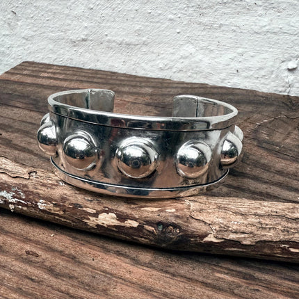 Steampunk Silver Cuff Bracelet / Tribal / Festival Fashion Boho / Ethnic / Rustic / Bohemian / Hippie / Jewellery / Adjustable / Unisex /