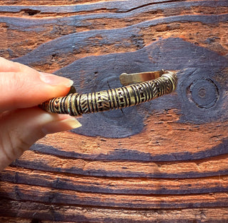 Bracelet Tribal Symbols Native Markings / Boho / Ethnic / Rustic / Bohemian / Hippie
