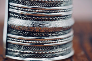 Large Silver Cuff Bracelet / Tribal / Mens Bracelet / Boho / Ethnic / Rustic / Bohemian / Hippie / Gypsy / Jewellery / Mens jewelery