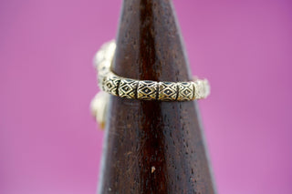 Moonstone Snake Ring, Two Snake Head Brass Ring, Wrap Around Snake Ring