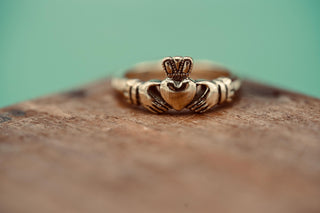 Brass Claddagh Heart Ring – Handmade Friendship, Loyalty & Love Jewellery | Kaali Boutique LTD
