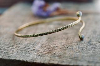 Brass Moonstone Arm Cuff Bracelet – Textured Gold Upper Arm Bracelet, Boho Goddess Jewellery, Adjustable Statement Arm Band, Festival