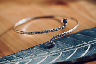 Silver Arm Cuff Bracelet Amethyst Stone – Textured Silver Upper Arm Bracelet, Boho Goddess Jewellery, Adjustable Statement Arm Band