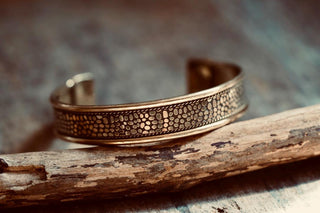Boho Cuff Bracelet, Unique Brass Bracelet, Bohemian Jewellery Gift for Her