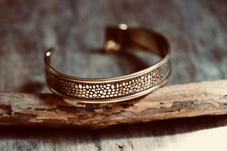 Boho Cuff Bracelet, Unique Brass Bracelet, Bohemian Jewellery Gift for Her