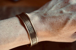 Boho Cuff Bracelet, Unique Brass Bracelet, Bohemian Jewellery Gift for Her